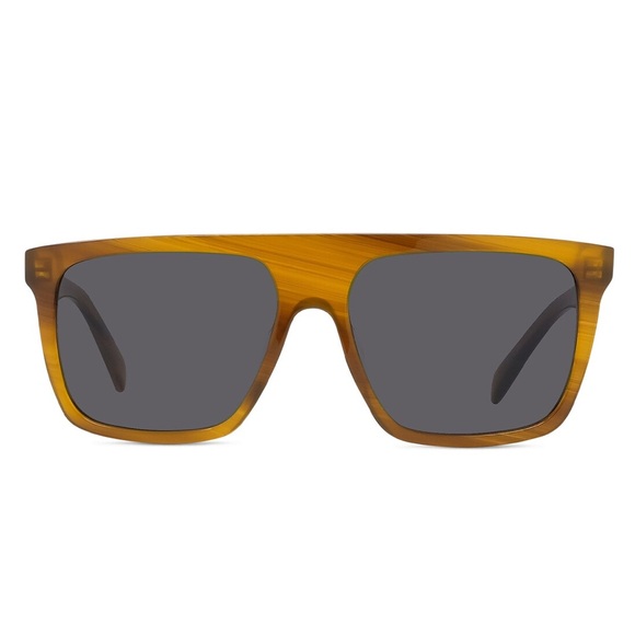 Celine CL40209I Havana Unisex Polarized Sunglasses - Picture 3 of 7